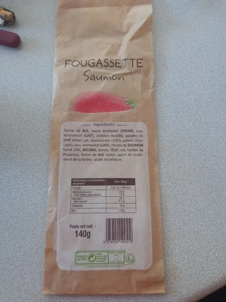 Fougassette saumon