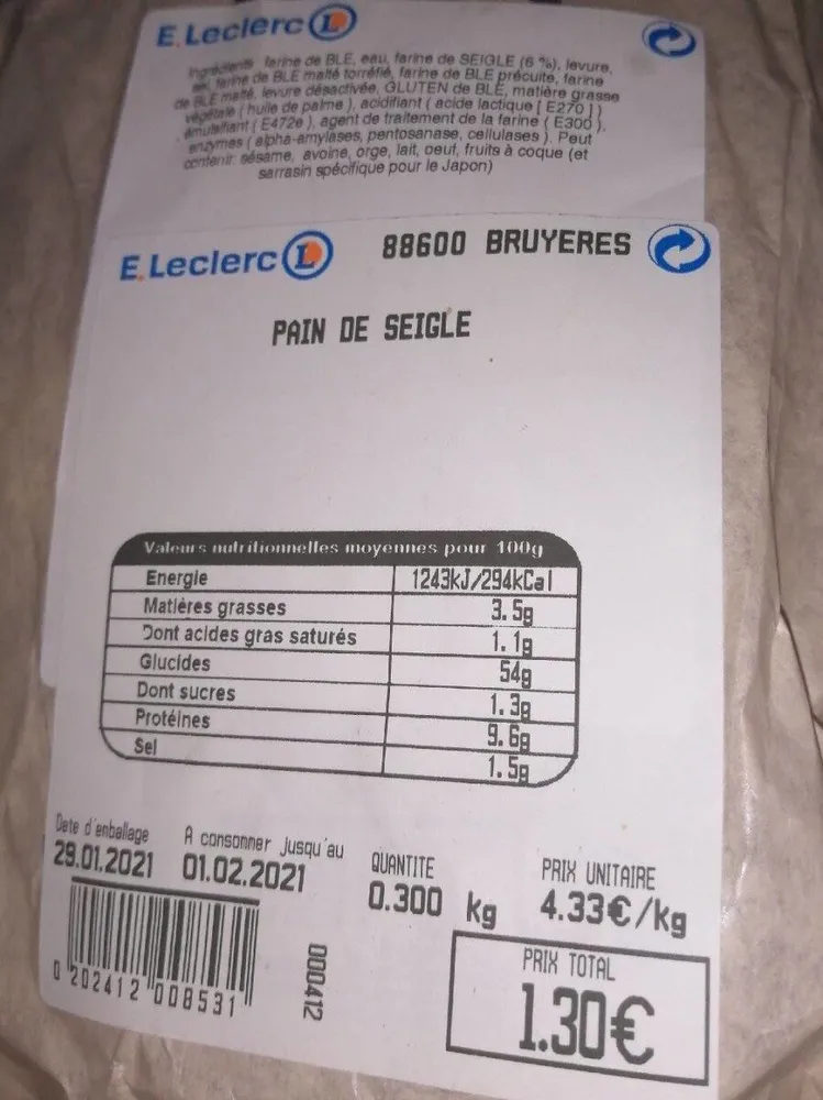 Pain de seigle
