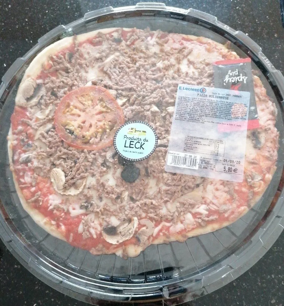 Pizza bolognaise