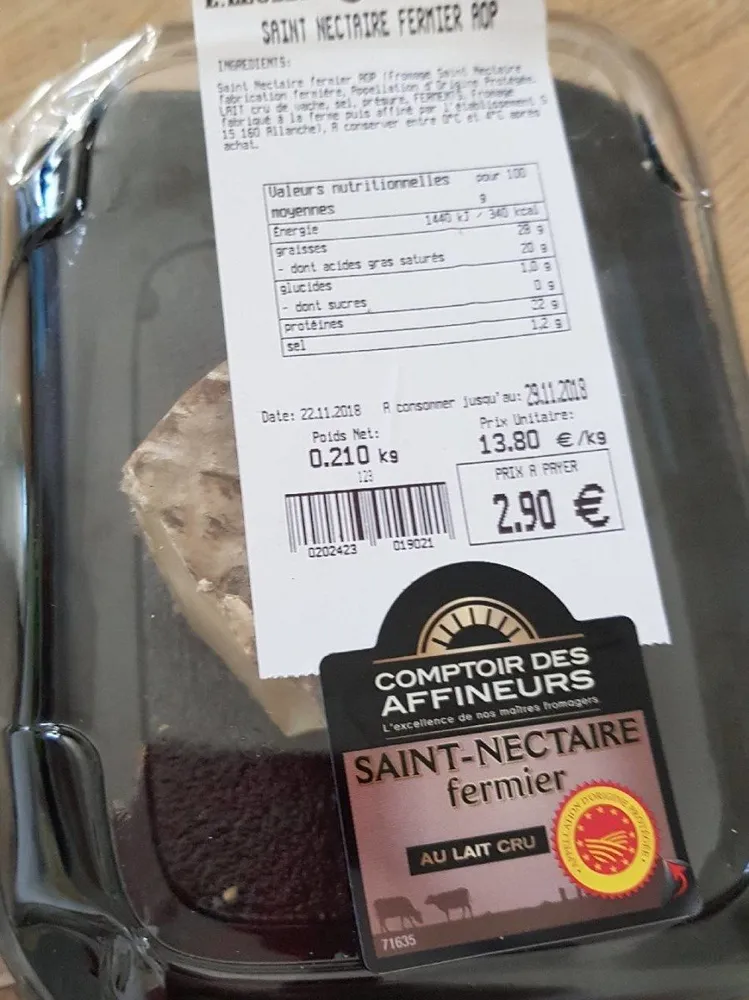 SAINT NECTAIRE FERMIER AOP