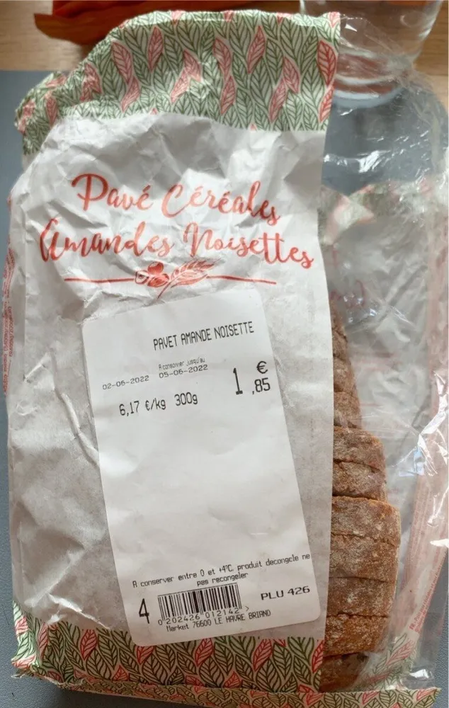 Pavet amande noisette