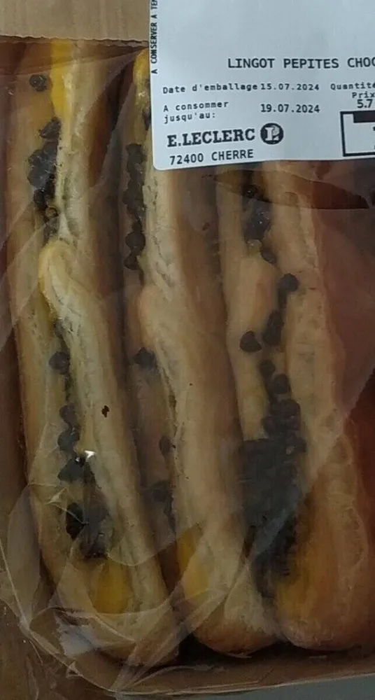 Lingot pépites choco