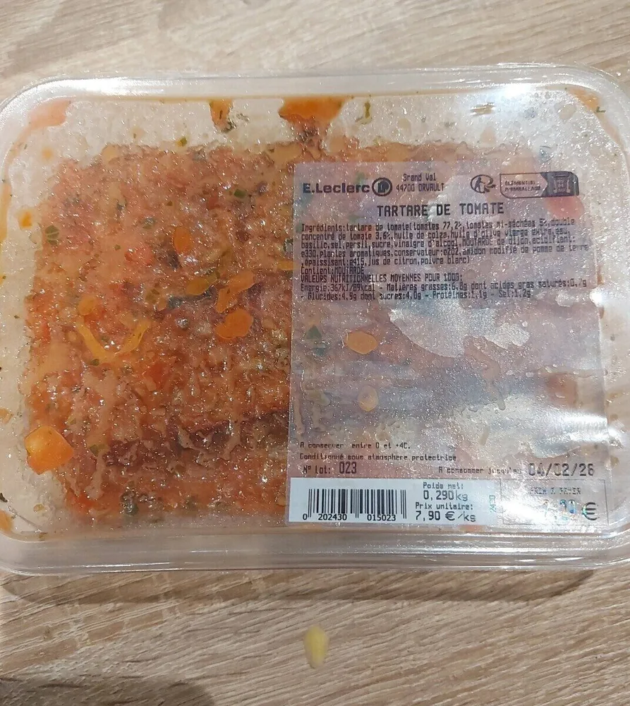 Tartare de tomate