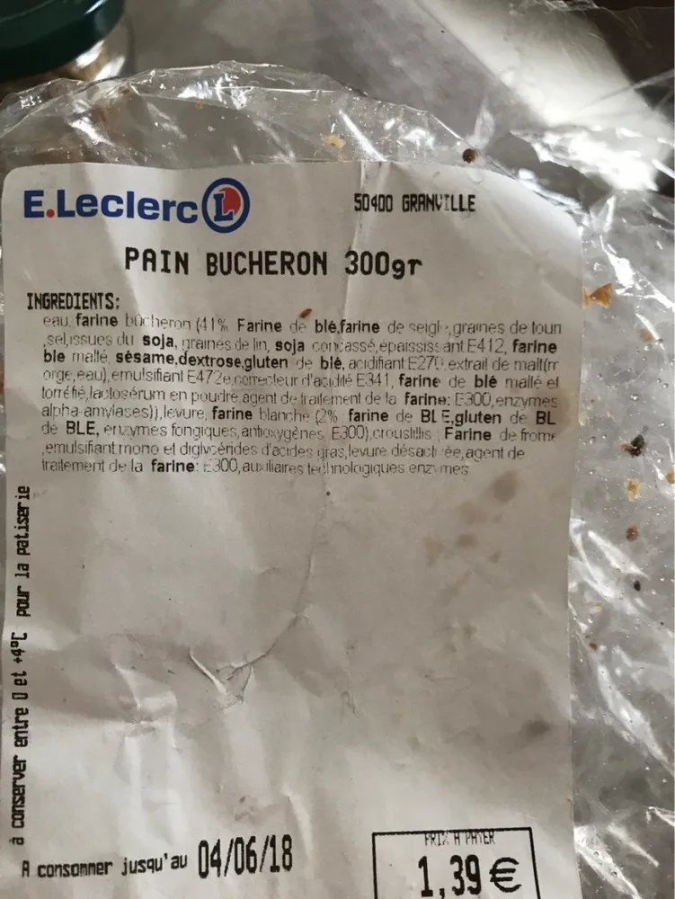 Pain bucheron