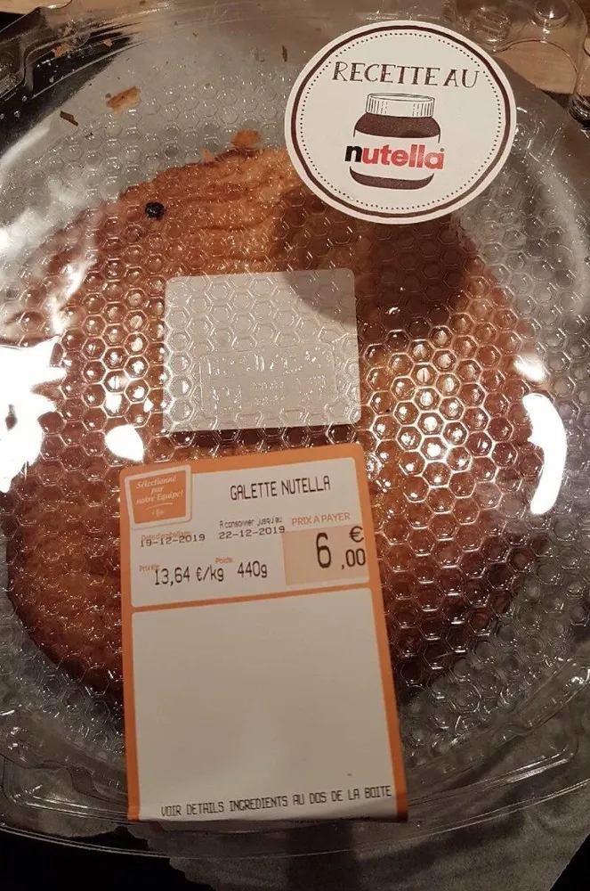 Galette nutella