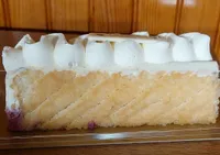 Bûche vanille/cassis