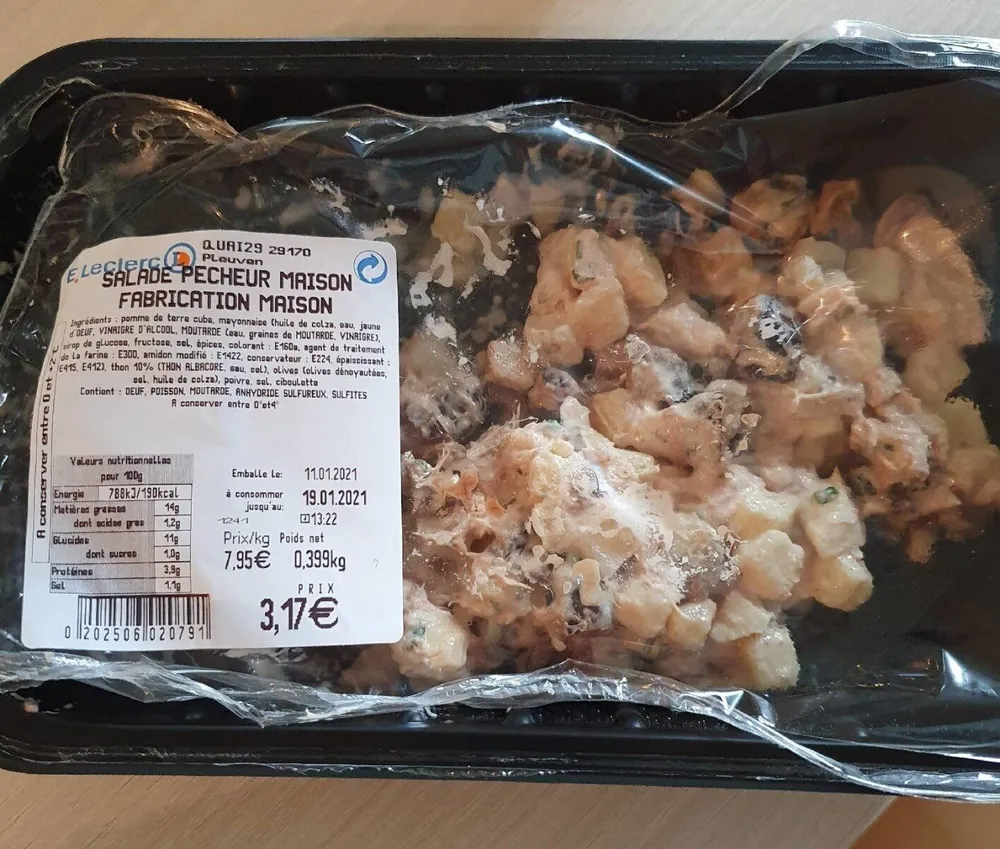 Salade pêcheur maison