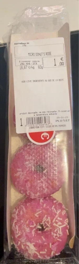 Micro donut’s rose