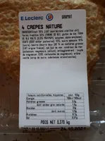 Crêpes nature