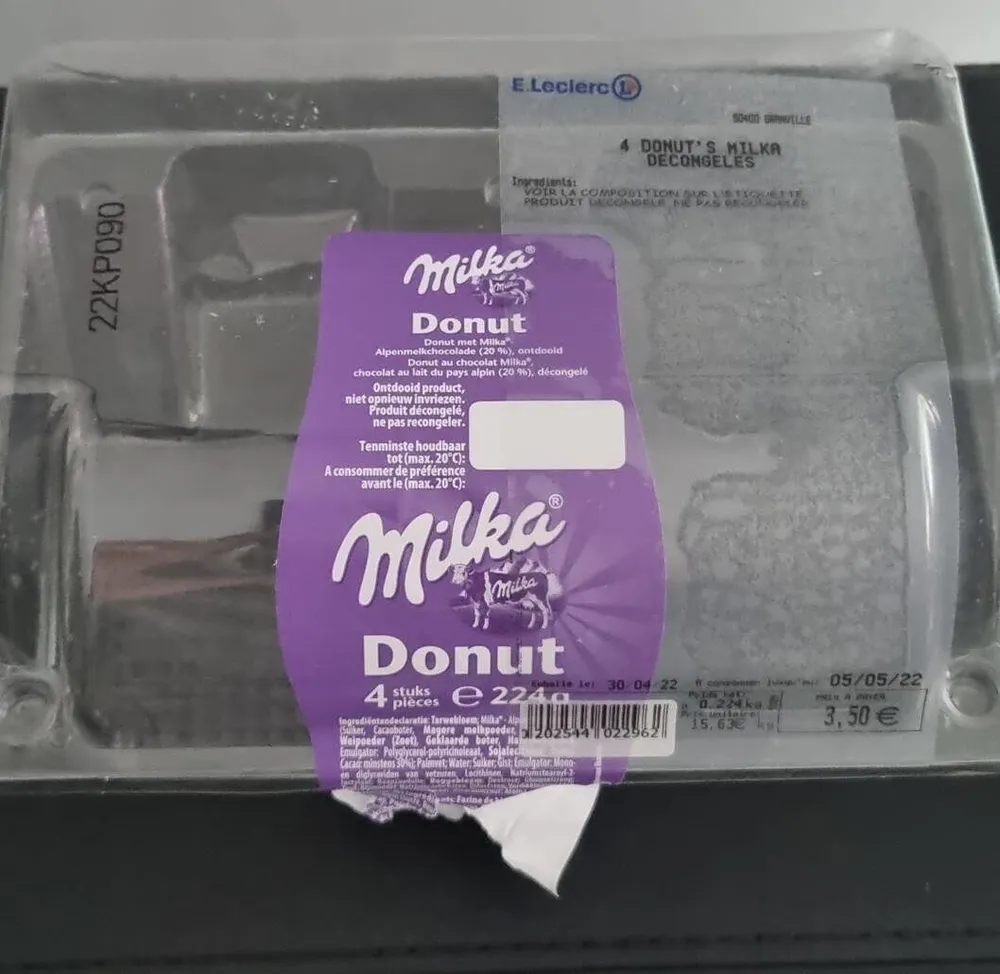 Donuts décongelés