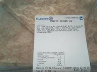 Crêpes nature
