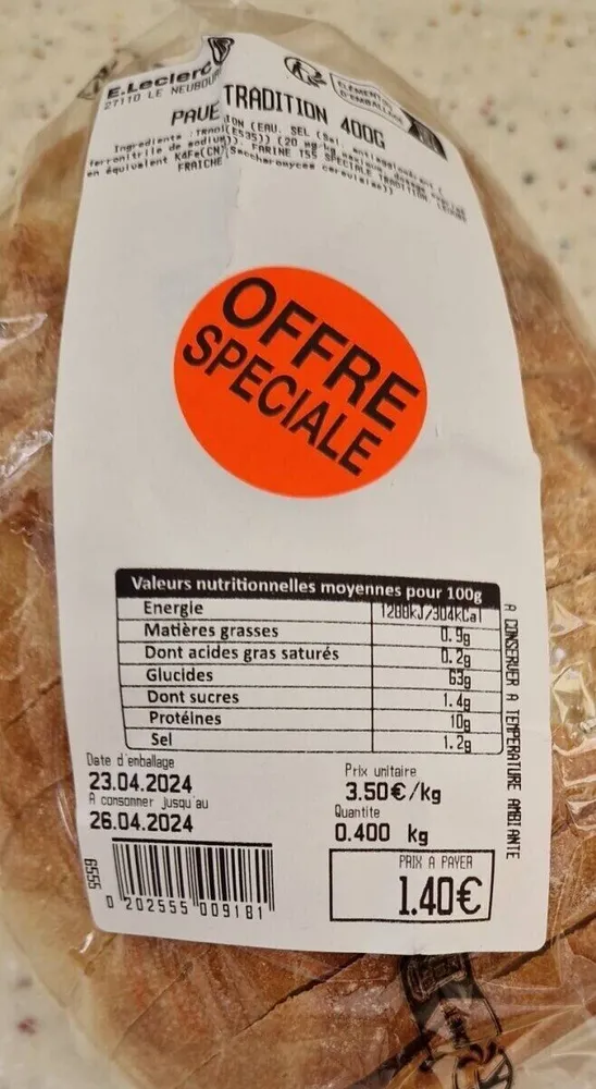 pavé  tradition 400 g
