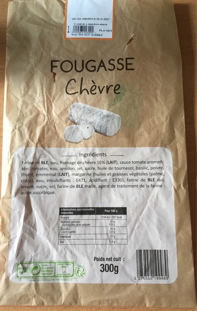 Fougasse chèvre
