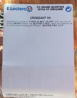 Croissants bio