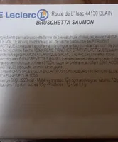 Bruschetta saumon