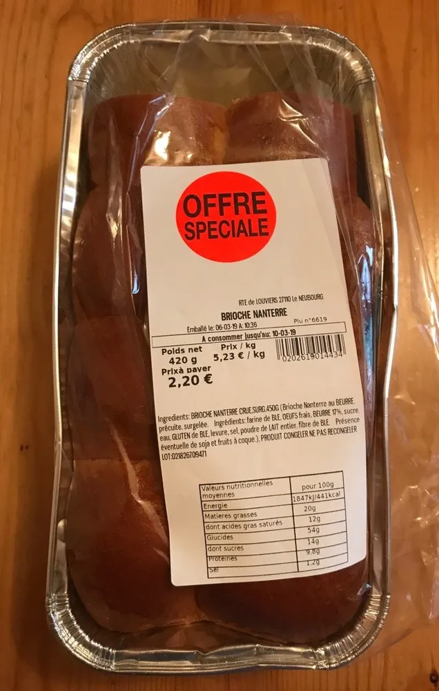 Brioche Nanterre