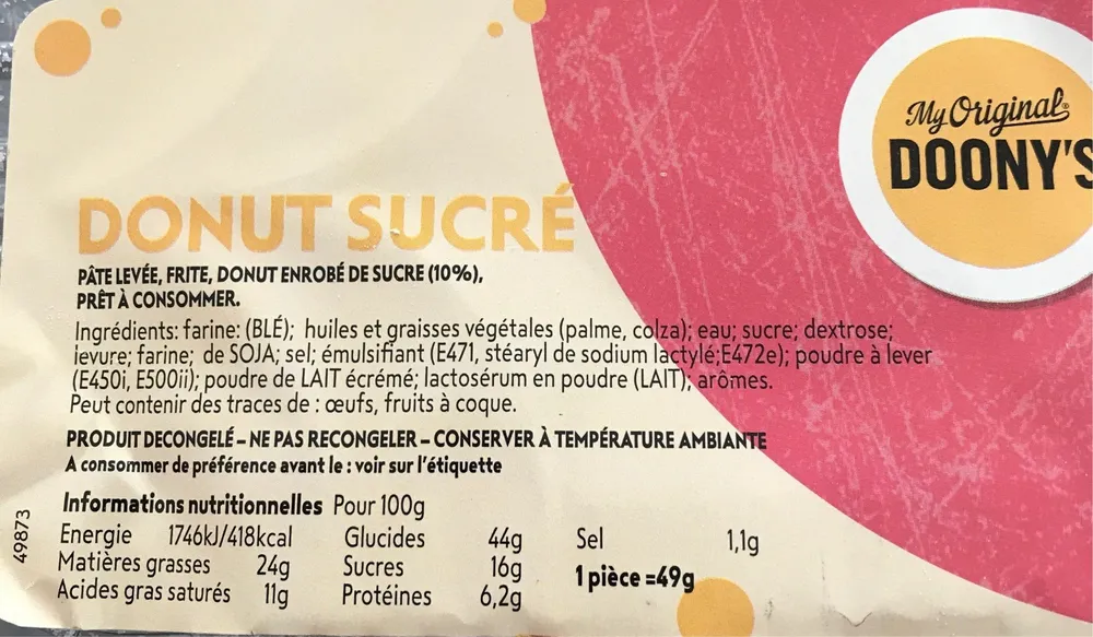 Donut sucré
