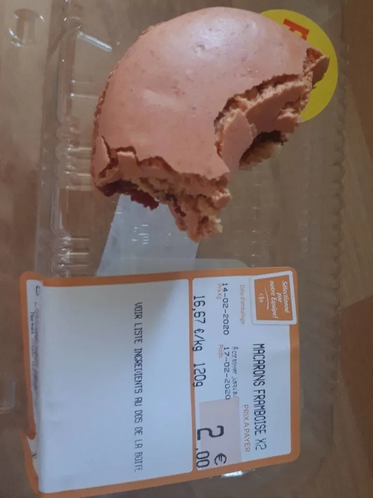 Macaron framboise