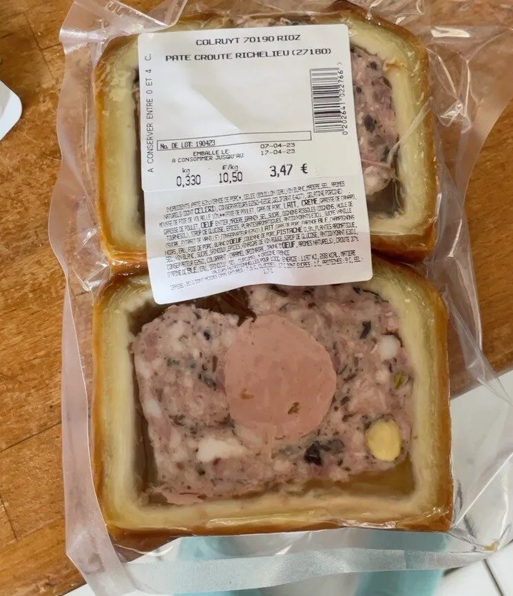 Pate croute richelieu