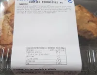 Cookies framboises x4