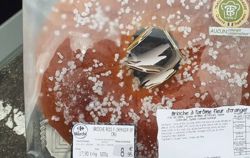Brioche à l'arôme fleur d'oranger