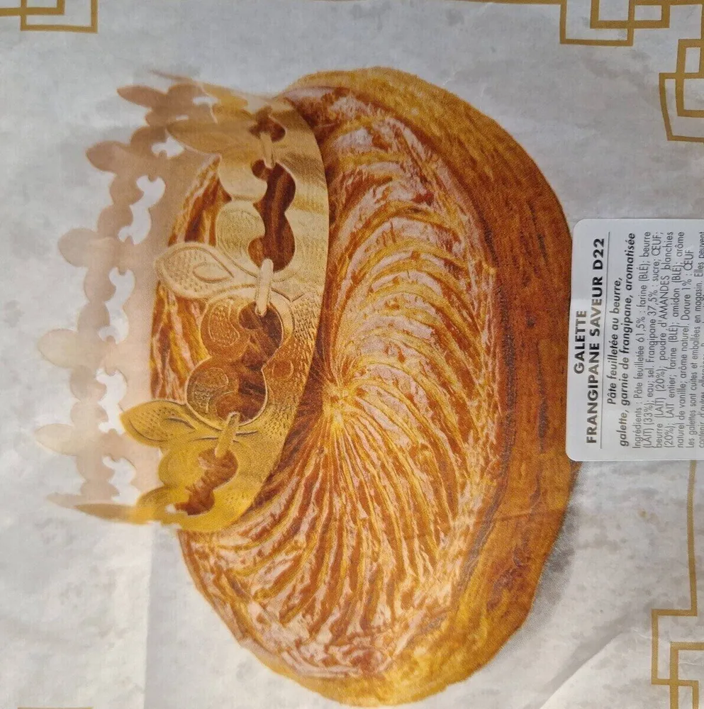 Galette des rois frangipane