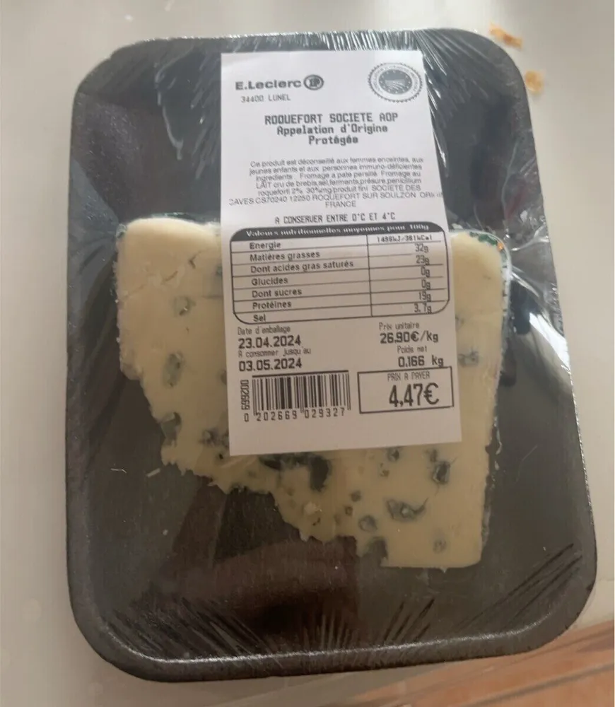 Roquefort societe aop