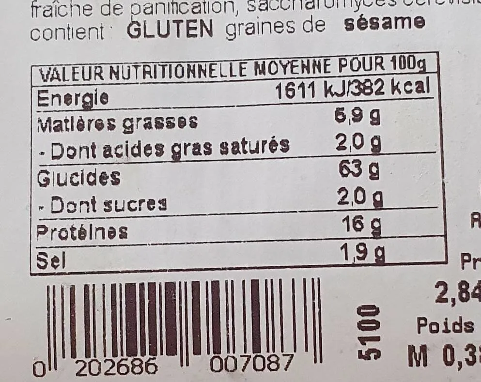Couronne bio graine
