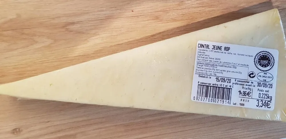 Cantal jeune AOP