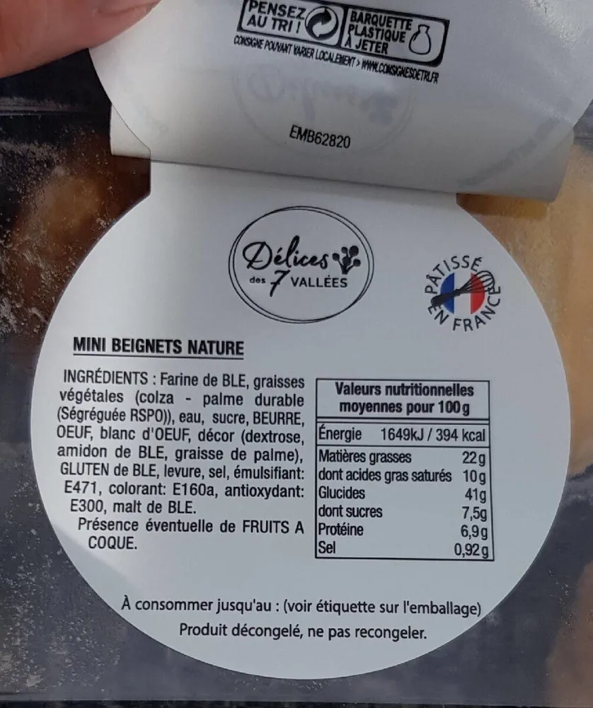 Mini beignets Nature