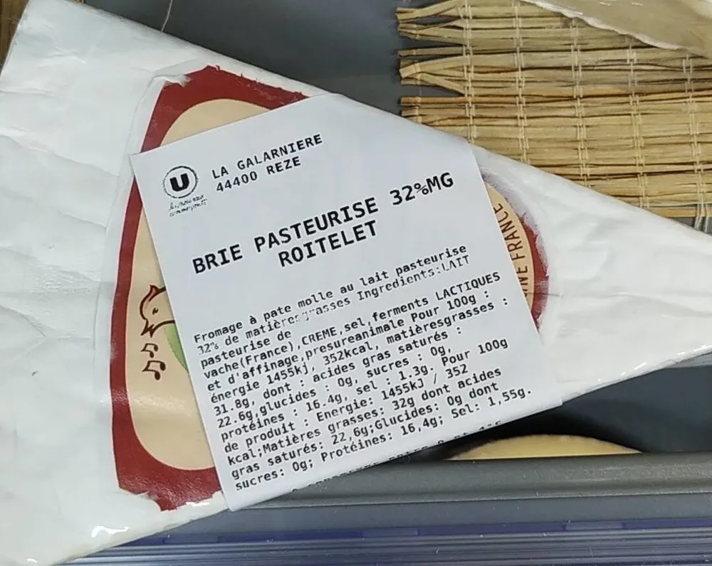 Brie pasteurisé