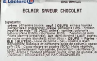 Eclair saveur chocolat