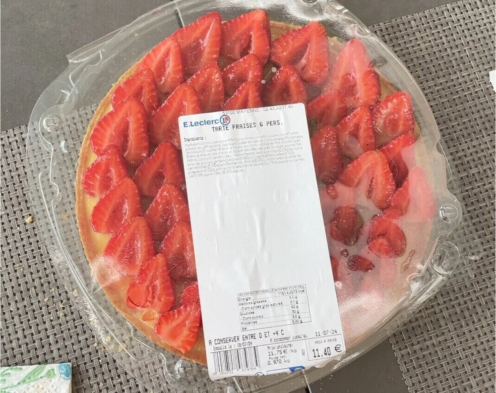 Tarte aux fraises