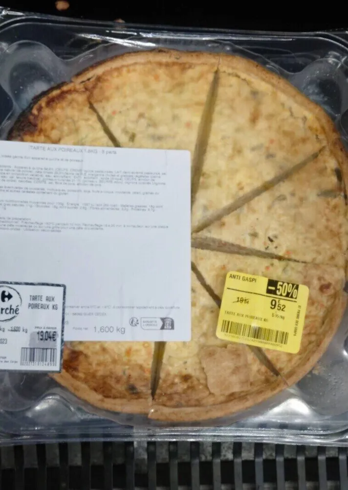Tarte aux poireaux