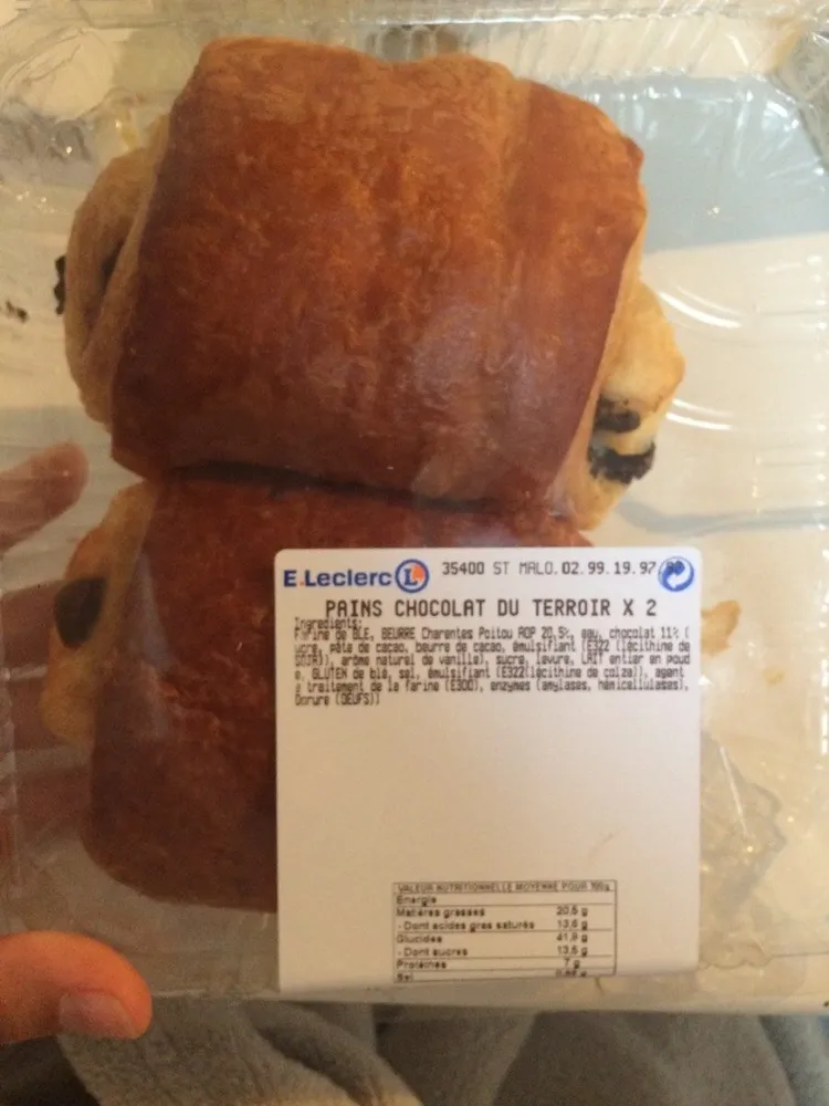 Pain au chocolat du terroir