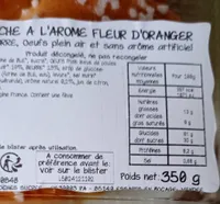 Brioche à l'arôme fleur d'oranger