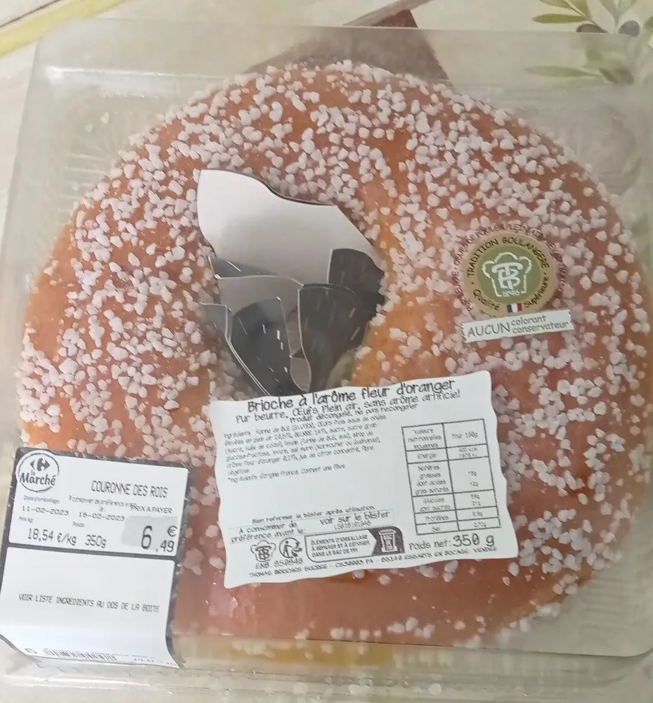 Brioche à la fleur d'oranger