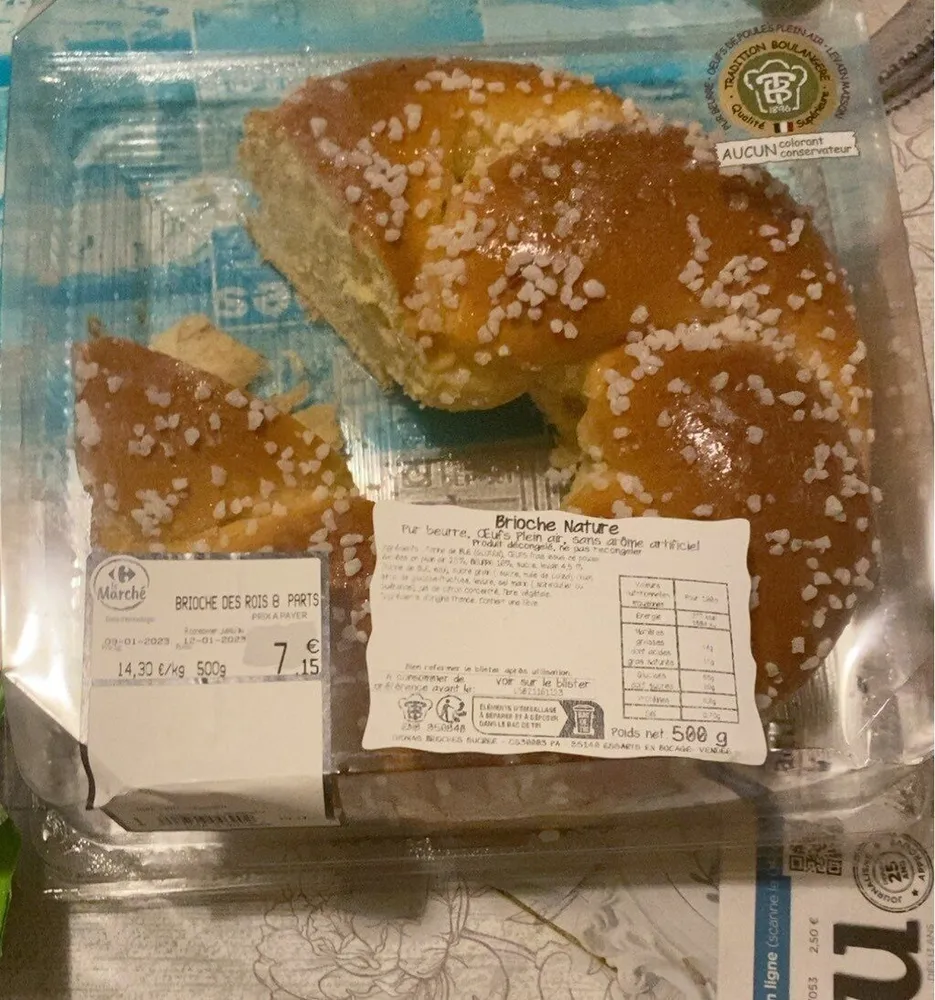 brioche des rois 8 parts