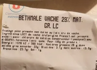 Bethmale vache