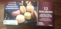 12 macarons congelés
