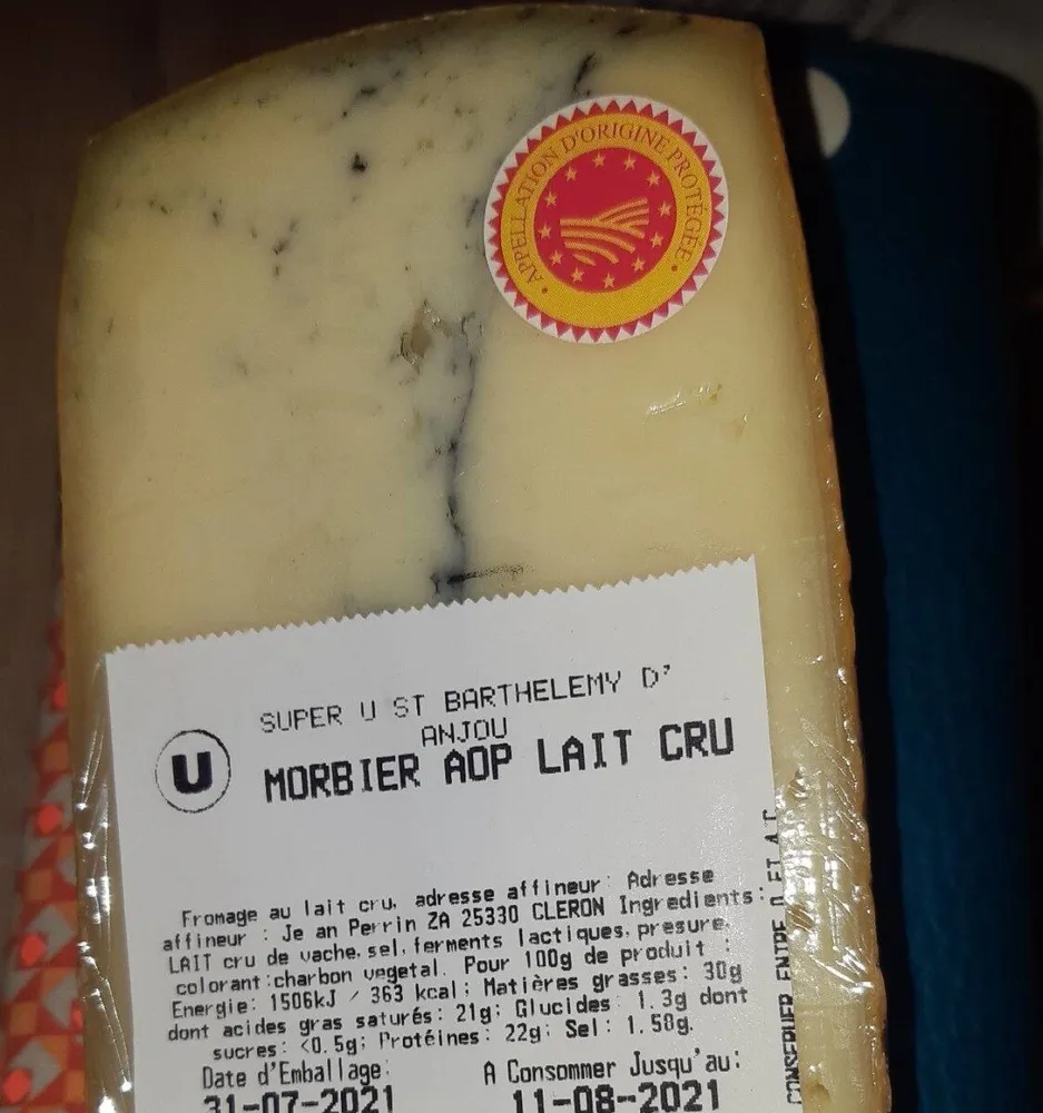 Morbier AOP lait cru