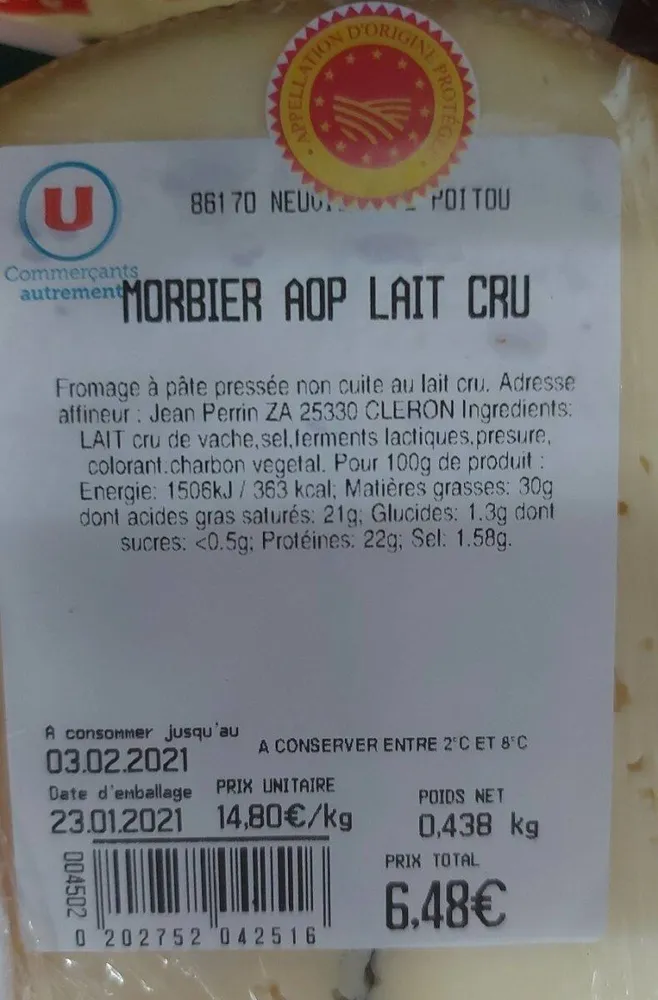 Morbier aop