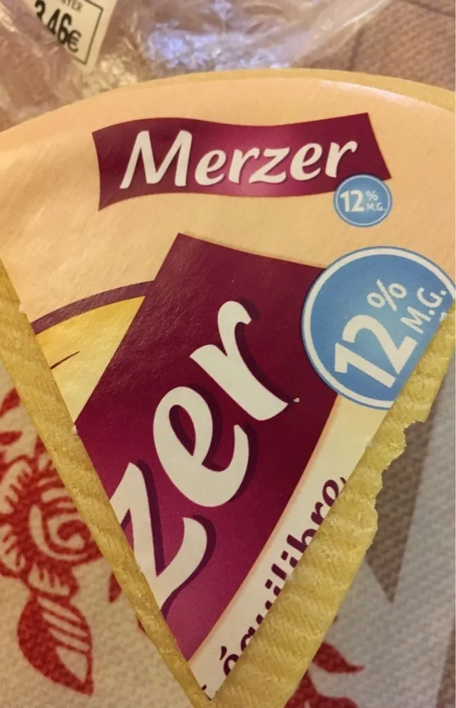 Fromage past.allege LE MERZER 12%MG
