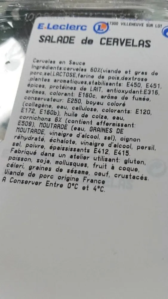 Salade de cervelas