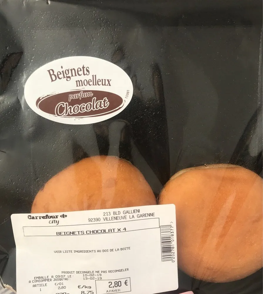 Beignets Chocolat