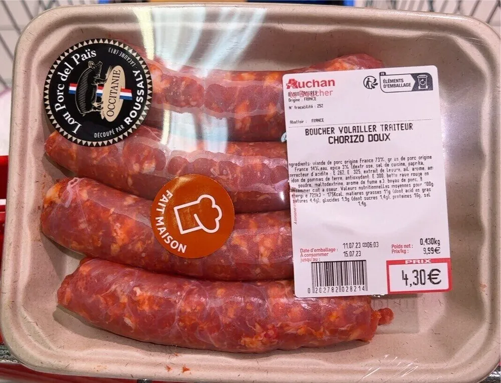 Chorizo doux