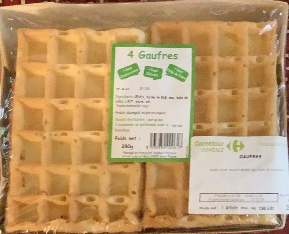 4 Gaufres