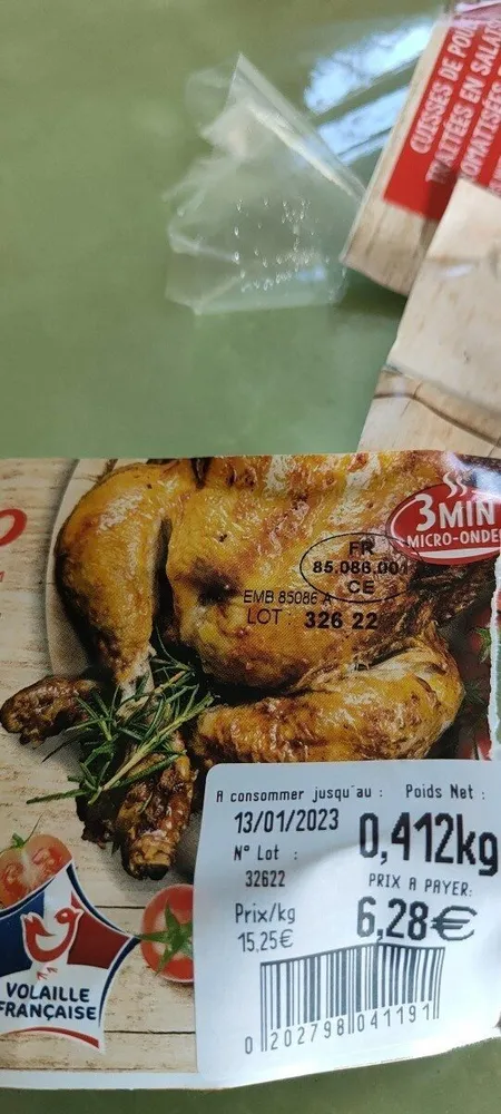 Cuisses poulet rotied