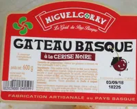 Gateau Basque a la cerise noire