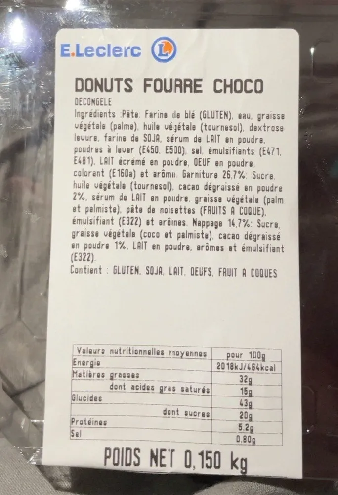 Donuts fourre choco